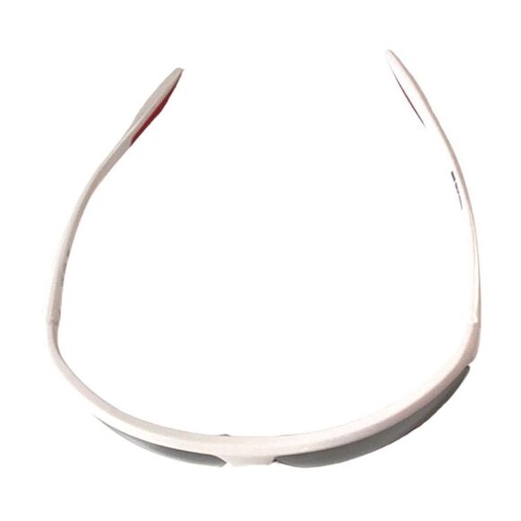 NIKE NEW GALE FORCE 71 MM SUNGLASSES WHITE/SILVER FLASH UNISEX - Picture 4 of 7